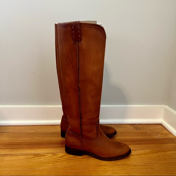 Frye Cara Tall Extended - Cognac - Picture 4 of 9